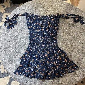 BLUE LIFE Ballerina Floral Off-Shoulder Romper